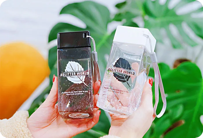 Square Plastic Water Bottle (16)
