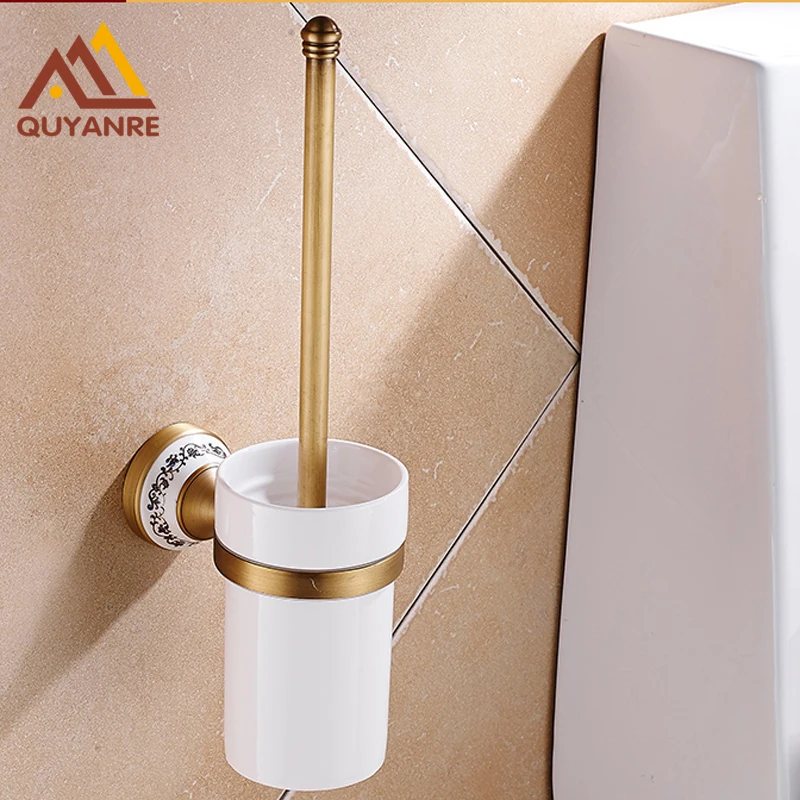 Free Shipping Retro Style Toilet Brush Holders Bathroom Accessories