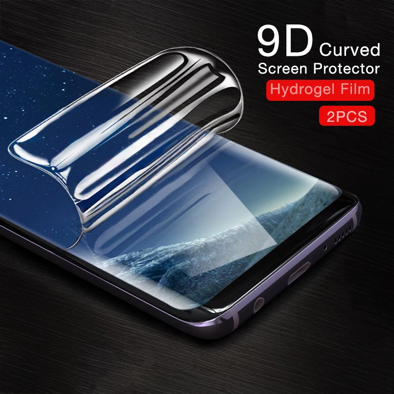 

Liquid Hydrogel Film For Samsung Galaxy S9 Curved Screen Protector Full Screen Glued Film For Galaxy S7 S8 S9 S10 Plus Note 8 9