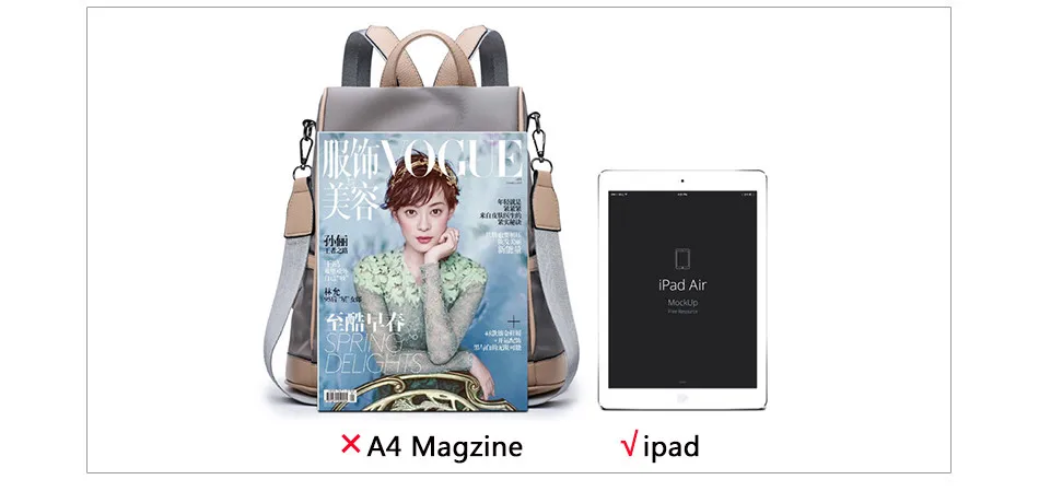 Элегантный дизайн, женский рюкзак, ткань Оксфорд, водонепроницаемые Рюкзаки, женские школьные сумки через плечо для девочек-подростков, рюкзак для путешествий