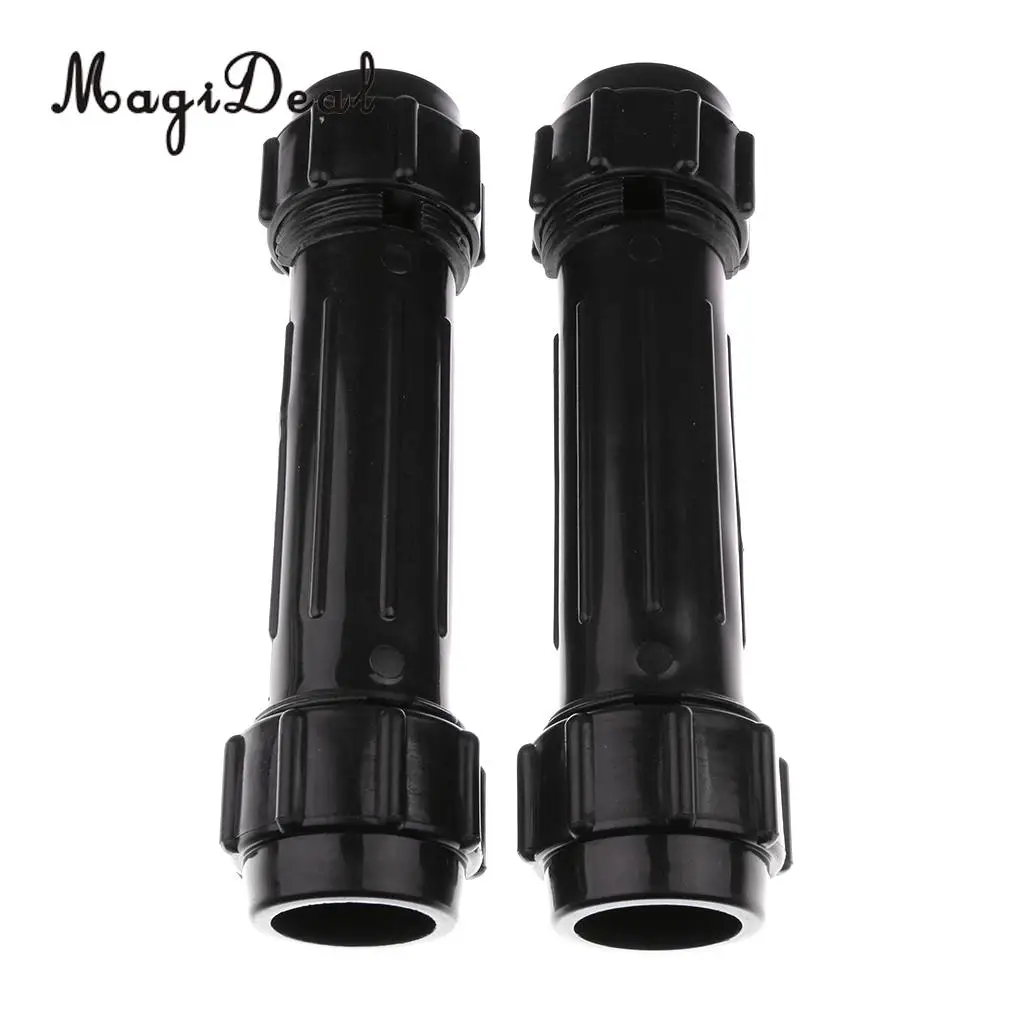 MagiDeal 2 Pieces Black Nylon Kayak Paddle Connectors Screw Joint for