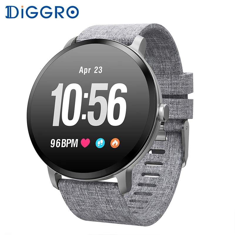 Diggro V11 Смарт часы фитнес трекер IP67 водонепроницаемый монитор сердечного ритма