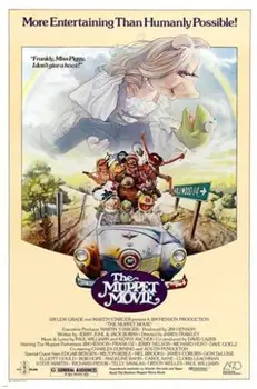 

KERMIT the frog in THE MUPPET MOVIE 1979 movie SILK POSTER Decorative painting 24x36inch