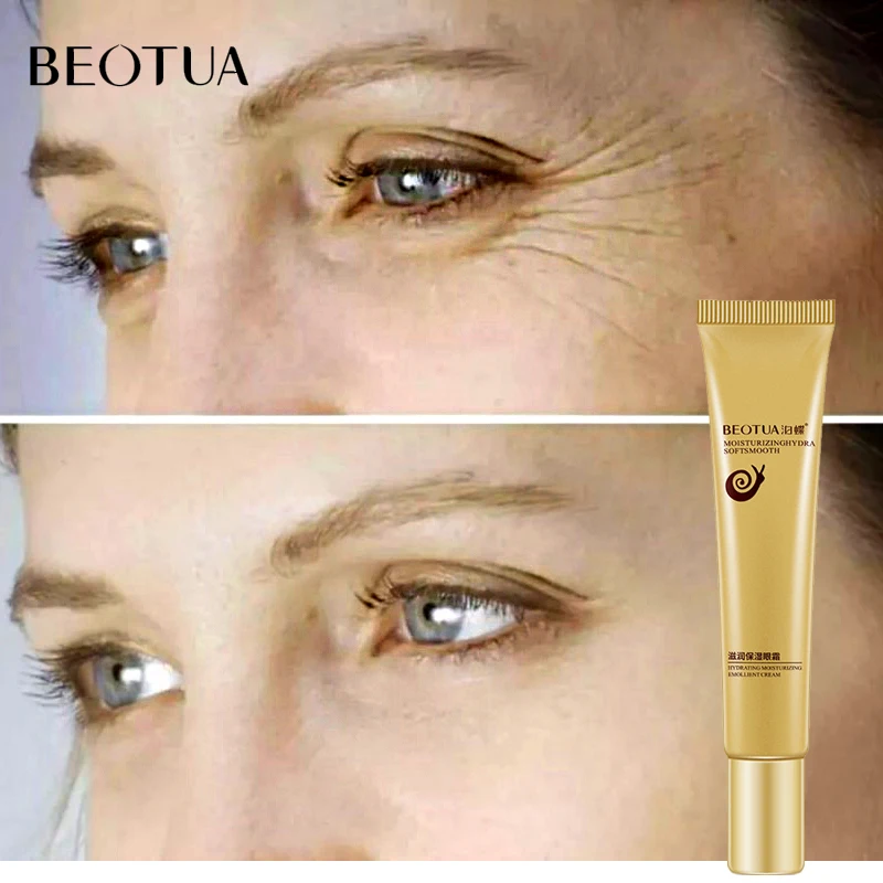 BEOTUA Snail Hyaluronic Acid Eye Cream Anti-Aging Remove Dark Circle Eye Essence Anti Wrinkle Anti Wrinkle Beauty Eye Skin Care