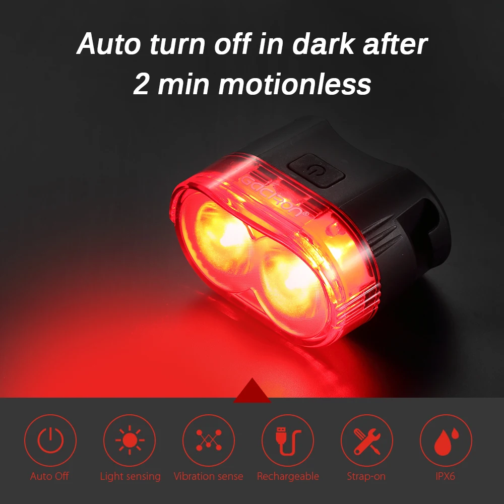 Perfect 60LM Vibration Sense Bike Tail Light Smart Cycling LED Warning Light Rechargeable Bike Seat Taillight Light Sense Bicycle Light 8 Perfect 60LM Vibration Sense Bike Tail Light Smart Cycling LED Warning Light Rechargeable Bike Seat Taillight Light Sense Bicycle Light 8