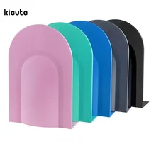 1pcs Multicolor Plastic Bookend Singles Book Stand Document Holder New Home Office School Holder Shelf Accessory Stationery