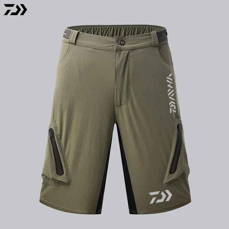 DAIWA Короткие штаны летние водонепроницаемые мужские Рыболовные костюмы дышащие уличные спортивные шорты с карманами для рыбалки