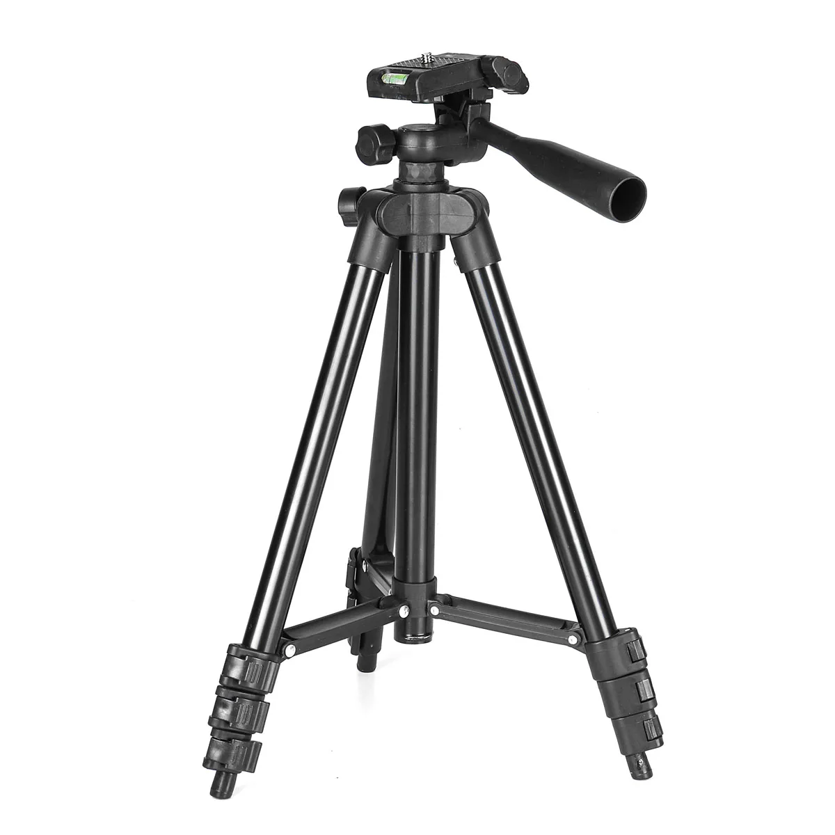  Portable 35-110 cm Tripod Stand With Rocker Arm Adjustable For Camera Phone Mount Holder Clip Brack