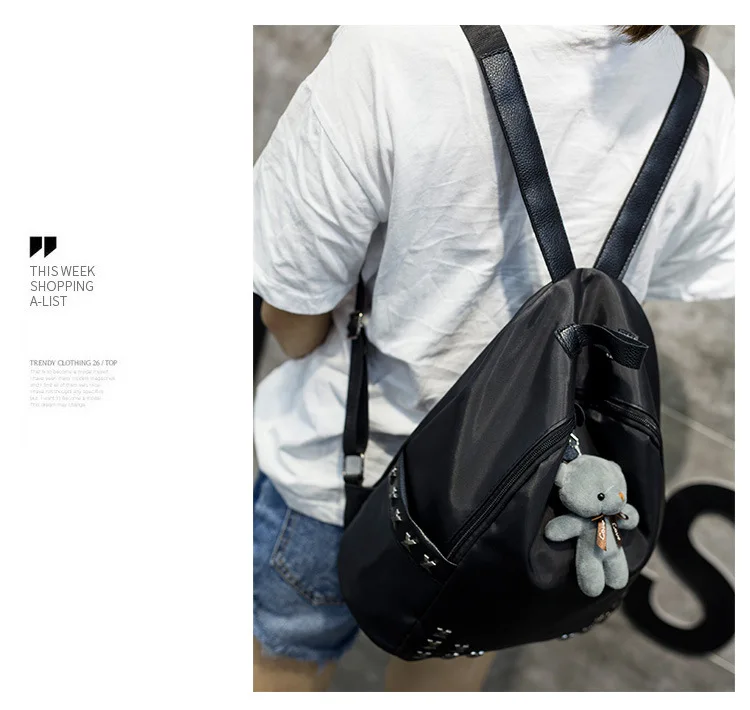 2018 Новая мода рюкзак сплошной цвет Джокер Студенческая сумка дорожная сумка