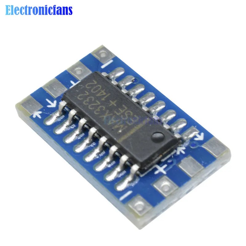 10 шт. Серийный порт Mini RS232 в TTL адаптер Модуль платы MAX3232 115200bps|mini mini|rs232 ttlmini board |