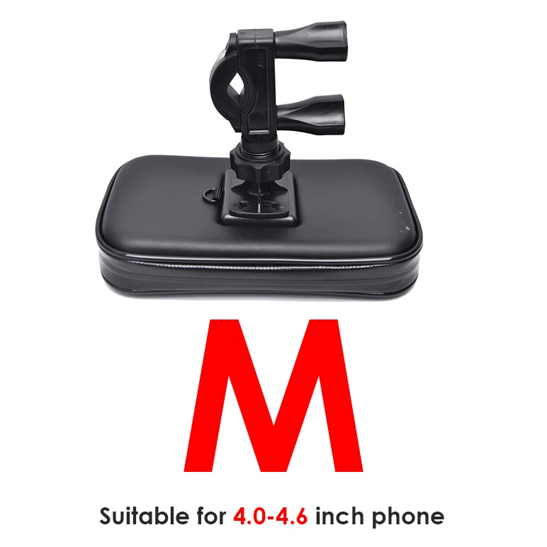 M (For 3.5-4.6 inch) Арвин водонепроницаемый держатель для велосипеда мотоцикла для iPhone X 8P samsung S9+ руль велосипеда поддержка мобильного телефона Подставка gps крепление - Цвет: M (For 3.5-4.6 inch)