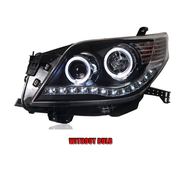 For Toyota PRADO Headlights Prado F150 LED Headlight angel eye led drl