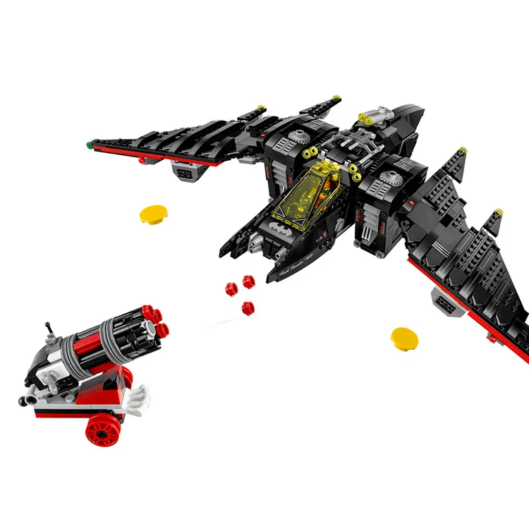

LEPIN Batman Series The Batwing Building Blocks Bricks Movie Model Kids Toys Marvel Compatible Legoings
