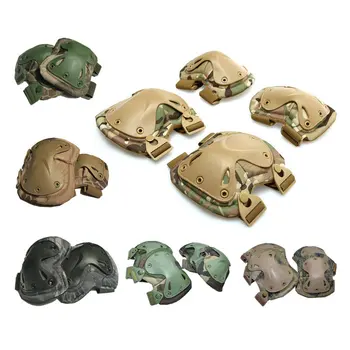 

Mandrake Camo Elbow Pads & Knee Pads with Cap Airsoft accessories protection Elbow protection & Knee protection