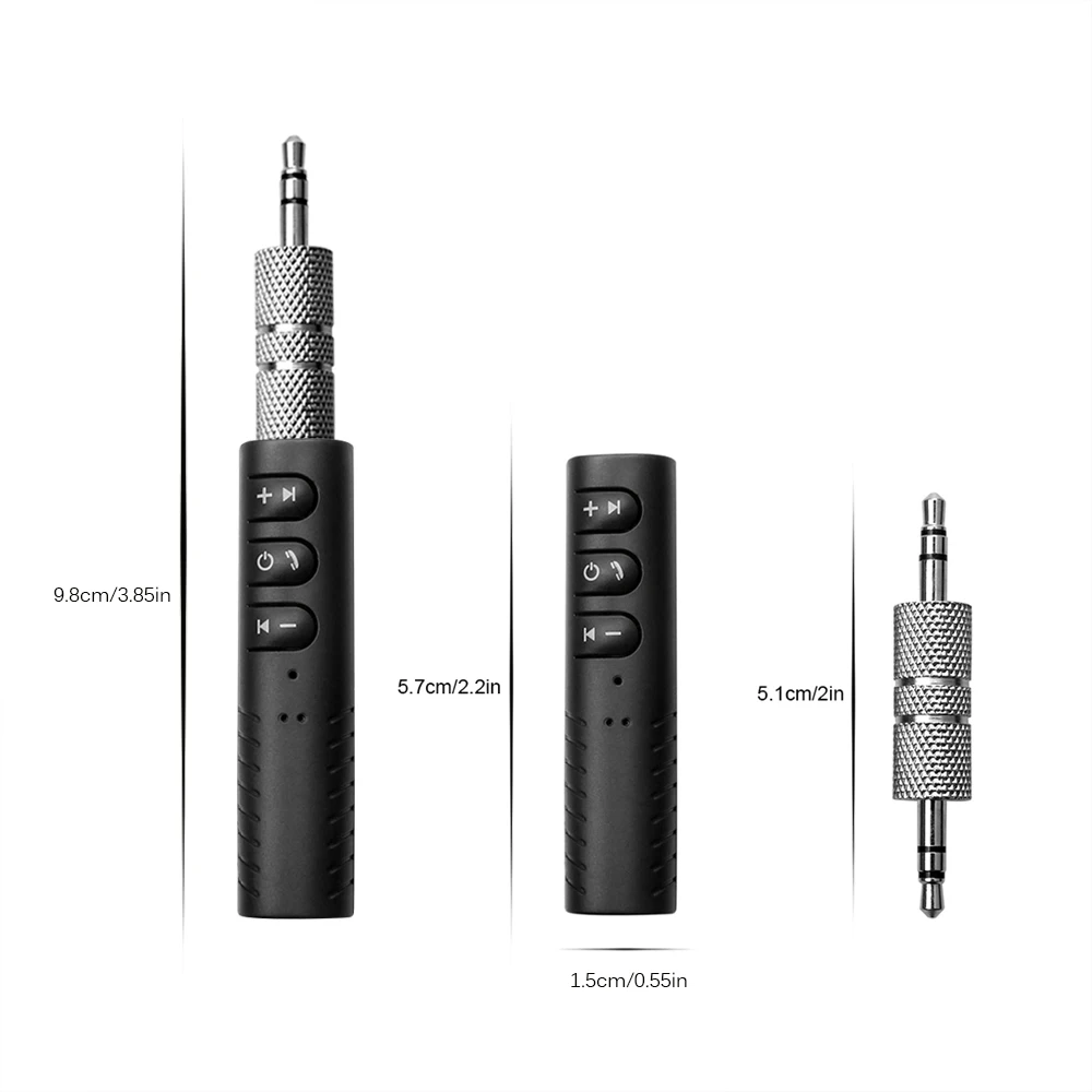 Rylybons беспроводной автомобильный Bluetooth аудио музыкальный приемник 3,5 мм разъем Aux Bluetooth автомобильный комплект громкой связи Bluetooth адаптер для BMW Kia