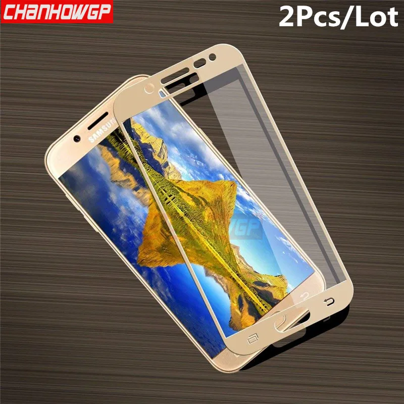 Защитное стекло закаленное для Samsung Galaxy J7 2017/J730F/J7 Pro 2017/DS 2 шт.|Защитные стёкла и