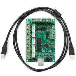 CNC USB MACH3 100 кГц Breakout совета 5 оси Интерфейс драйвер Motion Controller