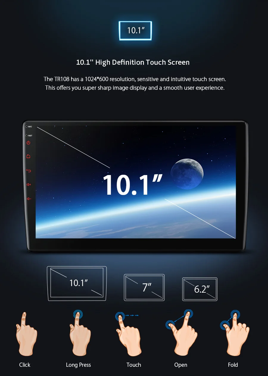 Sale XTRONS 2 Din Universal 10.1" Android 8.1 Radio Rotatable Face Panel 2.5D Curved Screen Car Stereo DVD Player GPS OBD WiFi FM DAB 8 Sale XTRONS 2 Din Universal 10.1" Android 8.1 Radio Rotatable Face Panel 2.5D Curved Screen Car Stereo DVD Player GPS OBD WiFi FM DAB 8