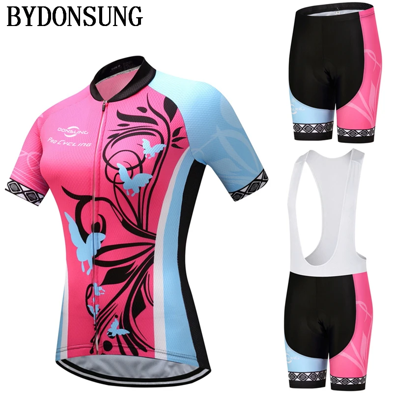 

Cycling jersey Set 2019 Women Sport Short Sleeve Wear Cycling Clothing Set Ropa Ciclismo Bike Clothes For Cycling Bicycle wears