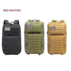 Тактический рюкзак лазерная резка Molle сумка 45L Спортивная Сумка военный рюкзак походные уличные сумки EDC тактический рюкзак