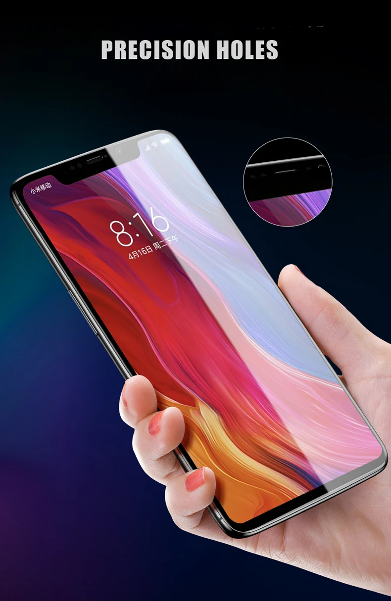 Пленка из закаленного стекла для Xiaomi mi 8 MOFI Xiaomi mi 8 explorer edition glass mi 8 SE полное покрытие защита экрана 2.5D HD Стекло