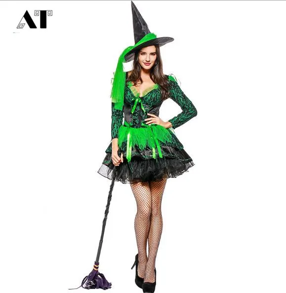 Witch Costume Women Cosplay Costumes Halloween Party Fancy dress |
