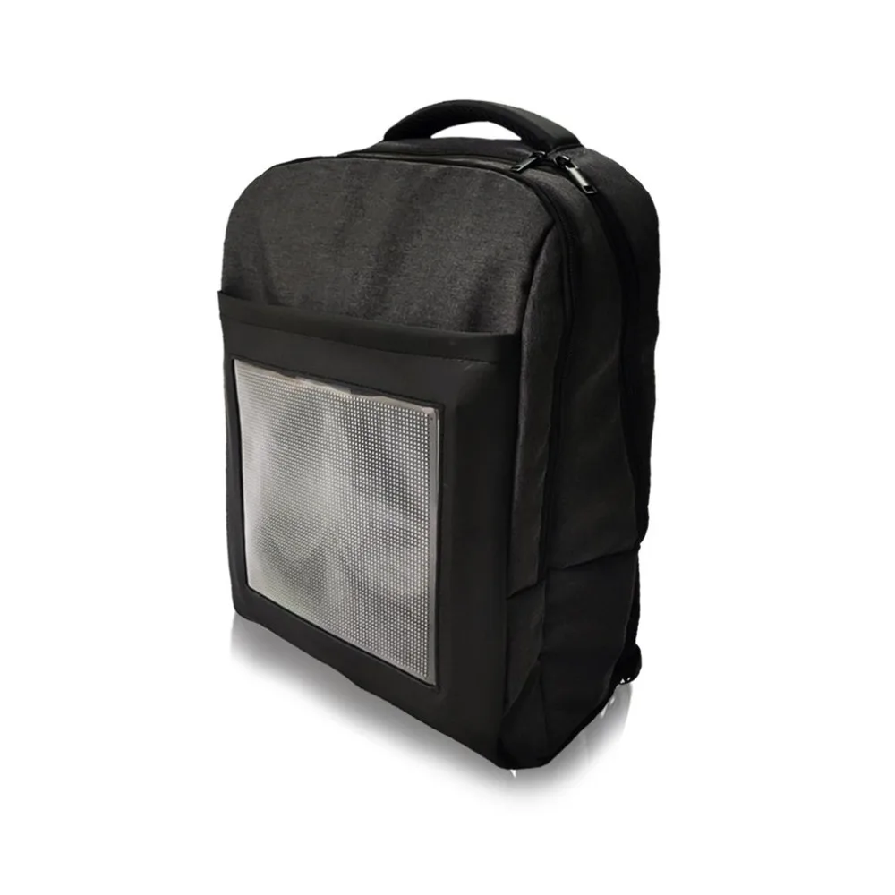 LED Backbag Compact Advertising Backpack Laptop Bags Schoolbag Double ...