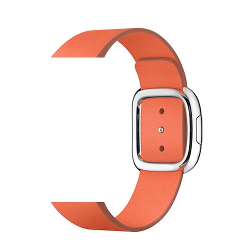 Sunset Кожаный ремешок для apple watch группа 4 5, 42 мм, 38 мм, Версия 44 мм 40 мм, correa, Vectran ткань ремешок для наручных часов iwatch, 5/4/3/2/1 браслет - Цвет ремешка: Sunset