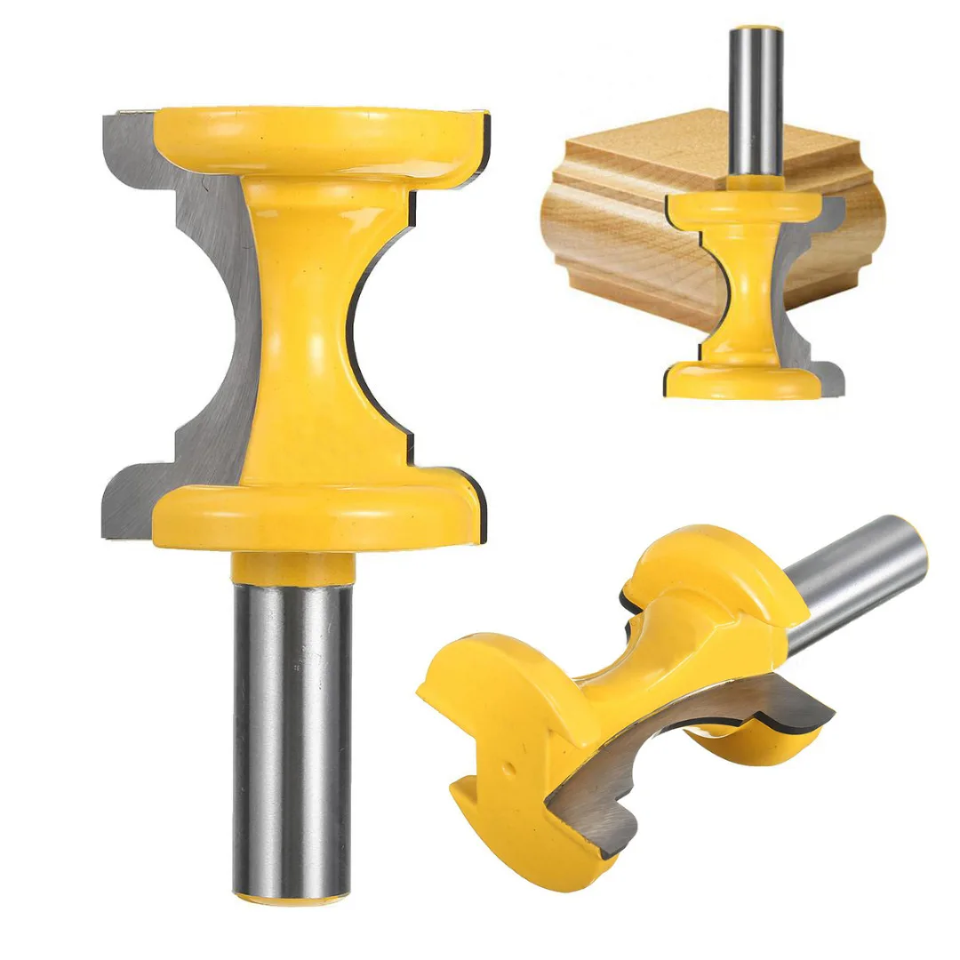 

1pc Bullnose Nose Half Round Router Bits 1/2'' Shank Woodworking Cutter For Wood Cutter Power Tool