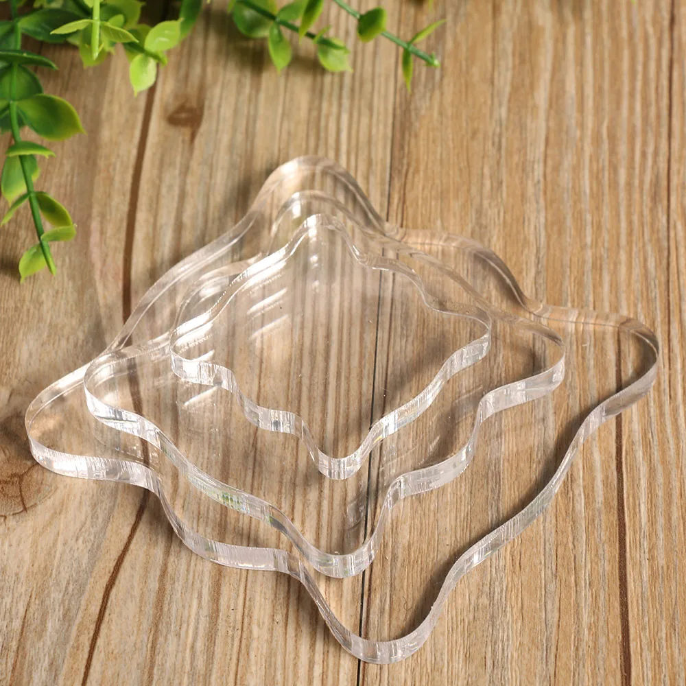 

1PC NEW High Transparency Stamp Acrylic Pad DIY scrapbooking Color Process Handmade Essential Tools