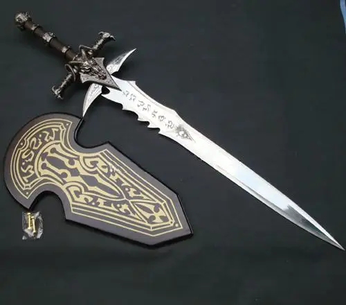 S1703 игра Аниме WOW FROSTMOURNE Артас менетиль меч 1:1 Реплика W/простое настенное