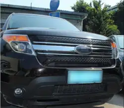 Для Ford Explorer 2011-2014 Хромированная передняя решетка облицовки радиатора 1 шт