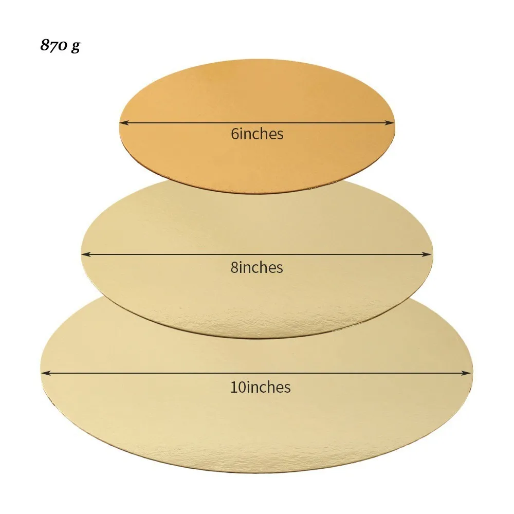 18 шт./компл. 6, 8, 10 дюймов 6 каждого Размеры торт Панели круглая подставка для торта коврик торт круг баз коврик для выпечки круглых Инструменты для тортов