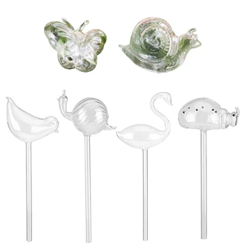 

Automatic Cute Swan Snail Glass Watering Sprinkler For Garden Plant Watering Device Creative Garden Irrigation Tools
