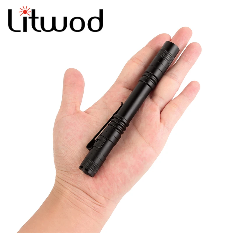 

Litwod Z90SY3 Mini Penlight Pocket Light LED Flashlight Torch XMLQ5 2000LM Waterproof Lantern AAA Battery Led For camping hiking