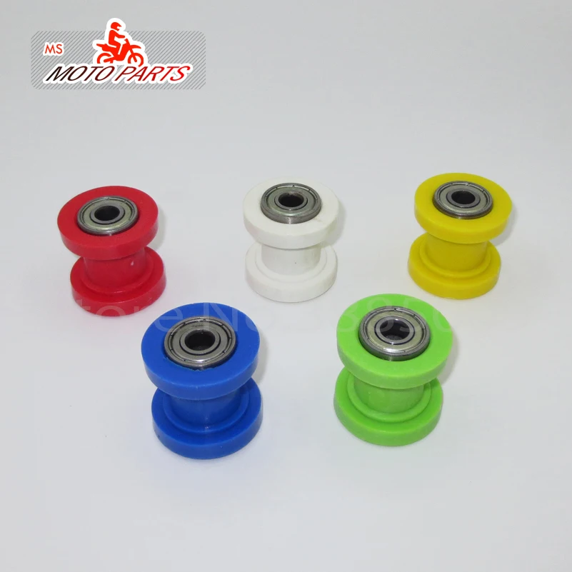 8mm 10mm Chain Roller Slider Tensioner Wheel Guide Pit Dirt Mini Bike Moto Atv High Quality M8 M10 Free