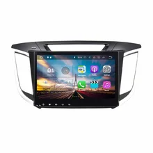 1024*600 Android 7.1 Quad Core 2 Din 10.1 “coche Radios GPS reproductor multimedia unidad principal para Hyundai ix25 Creta 2014 2015 2016 2017