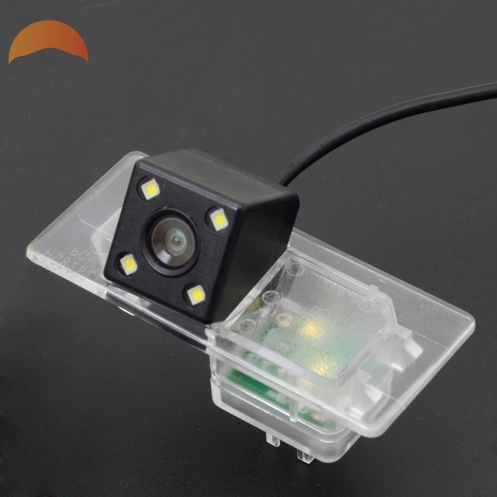

For Volkswagen Tiguan 2017 2018 2019 Parking Camera Reverse Rear View Backup 4 LED CCD Color Night Vision ( 2nd Generation )