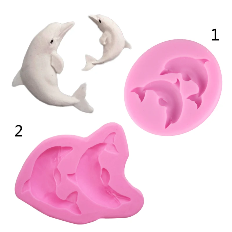 Buy Jumping Dolphins Silicone Mold Handmade Soap Molds