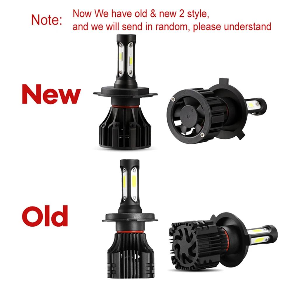Светодиодсветодиодный лампы для Фар H4 72 Вт 9005 лм|led headlight bulb|headlight bulbcar led |