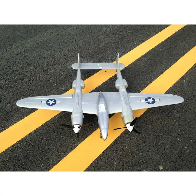 MD P38 1200mm Wingspan EPO RC Airplane Lockheed P-38 Lighting Zoom Aircraft PNP Fixed Wing VS WLtoys F949 Outdoor Toy Gift