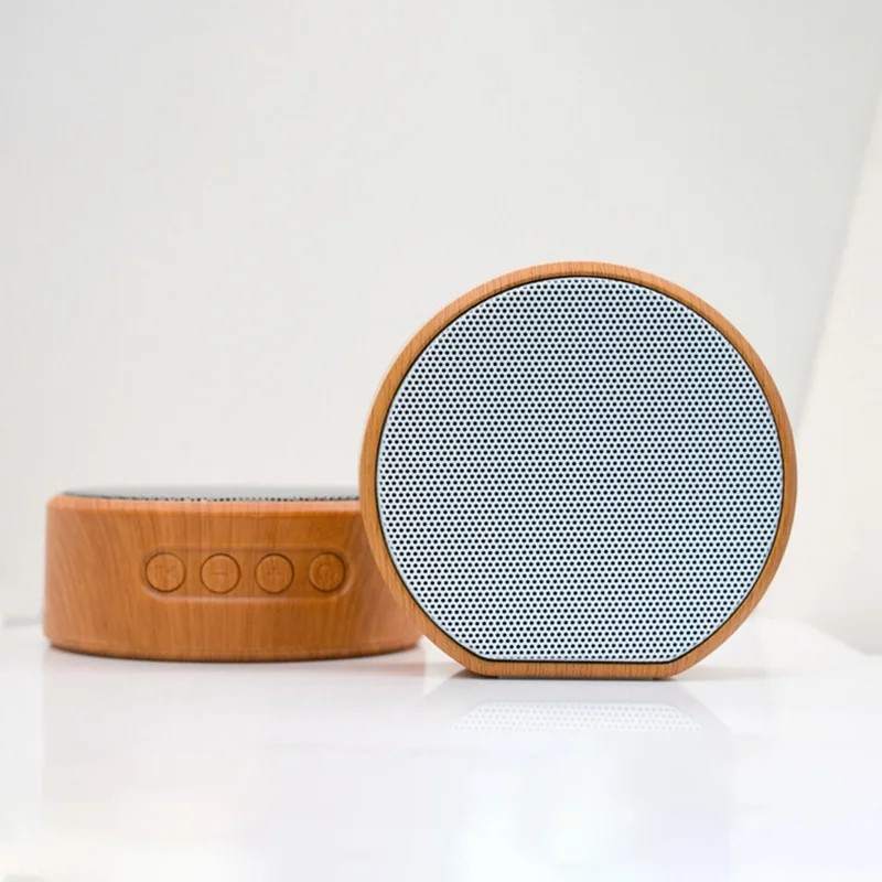 Mini Wireless Bluetooth Speaker Wooden Portable Subwoof Sound With Mic TF card U Disk FM AUX Music Play Loudspeaker Speakers (10)