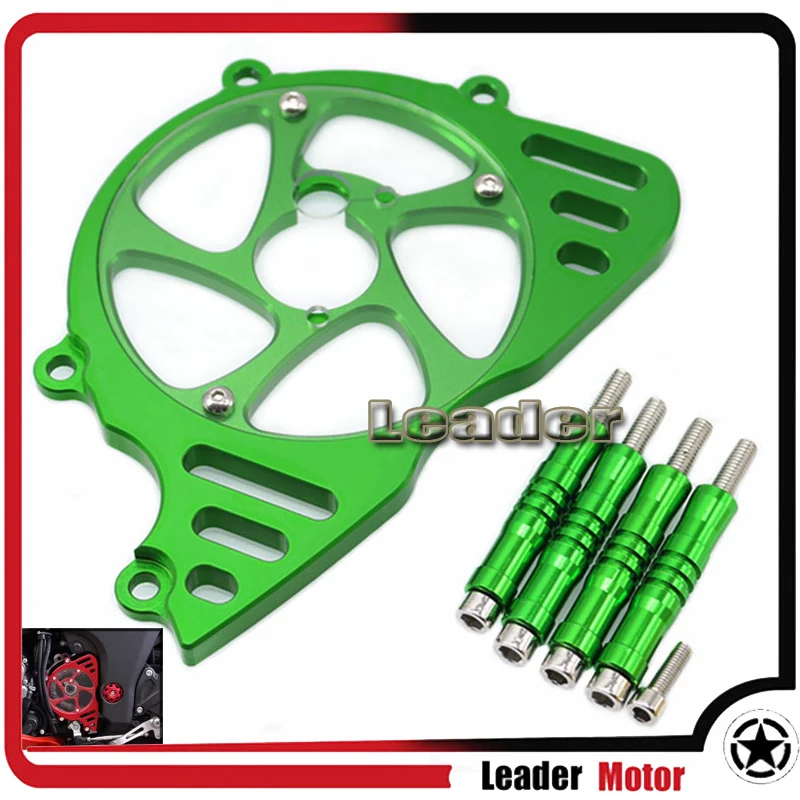 For KAWASAKI Z1000 Z 1000 2010 2011 2012 2016 Motorcycle Accessories Front Sprocket Chain Guard Cover Left Side Engine Green For KAWASAKI Z1000 Z 1000 2010 2011 2012 2016 Motorcycle Accessories Front Sprocket Chain Guard Cover Left Side Engine Green