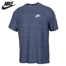 Новое поступление NIKE мне AV15 TOP SS вязать Для мужчин футболки с коротким рукавом спортивная