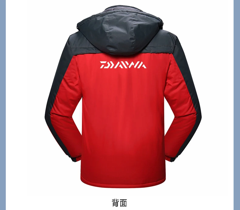 Roupas de Inverno de lã Quente à Prova Água de Pesca Esporte dos Homens Roupas de Pesca Daiwa Pesca Jaquetas Tamanho Grande Grossa Cabolsa 2019 d' 9 High Quality Esporte e Lazer