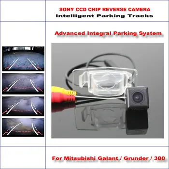 

Backup Rear Reverse Camera For Mitsubishi Galant / Grunder / 380 / HD 860 * 576 Pixels 580 TV Lines Intelligent Parking Tracks