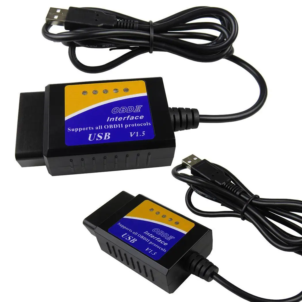 USB автомобильный диагностический интерфейс код неисправности OBD2 считыватель
