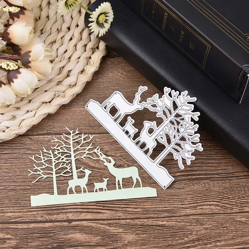 

dies scrapbooking Christams deer Metal Cutting Dies New 2018 Craft Stamps die Cut Embossing Card Making Stencil Frame nouveau