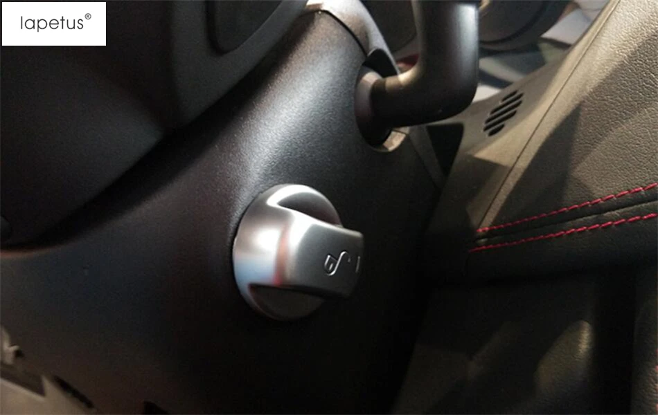 

Matte Style ! Accessories For Jaguar F-Pace 2017 ABS Steering Wheel Button Decoration Molding Cover Kit Trim 1 Pcs