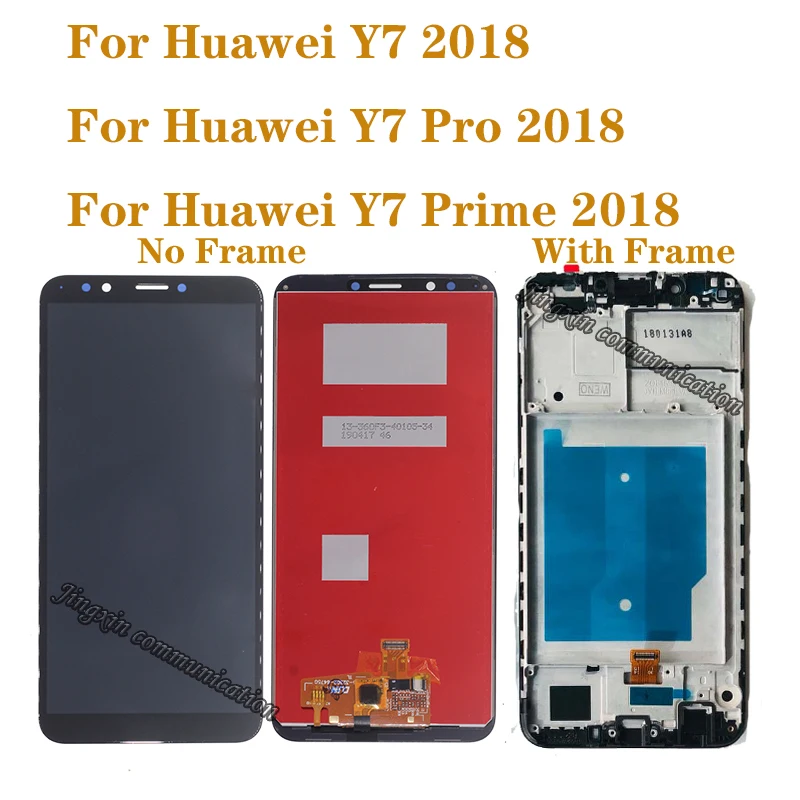 

original LCD For HUAWEI Y7 Prime 2018 Display Touch Screen Digitizer for Y7 2018 / Y7 Pro 2018 LCD Replace screen repair parts